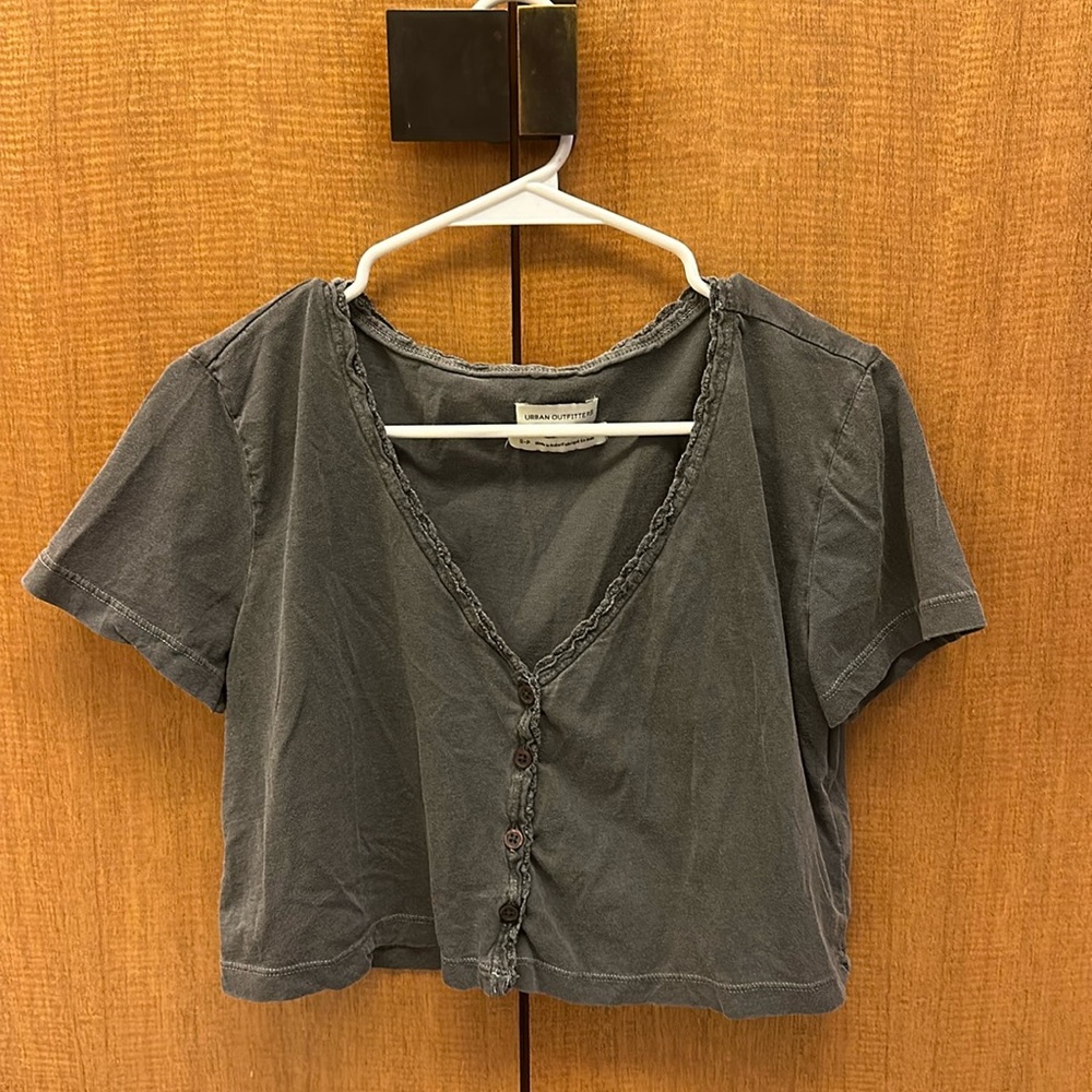 Urban Outfitters Cropped Short Sleeve